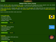 Tablet Screenshot of casino.cz