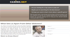 Desktop Screenshot of casino.net